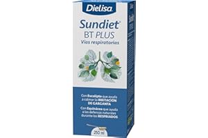 Dielisa - Sundiet BT Plus, Complemento Alimenticio Líquido a Base de Plantas Medicinales y Miel de Eucalipto, Contribuye a Suavizar la Garganta y las Vías Respiratorias Superiores - 250 ml