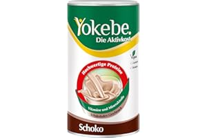 ‎YOKEBE Yokebe - Die Aktivkost - Schoko – Mahlzeitersatz zur Gewichtsabnahme - glutenfrei, laktosefrei und vegan - Diät-Drink mit Proteinen - 500 g = 12 Portionen