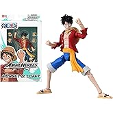BANDAI Luffy One Piece Anime Heroes Figure, 6.75-Inch, Multicolor (Model 37008) - Collectible