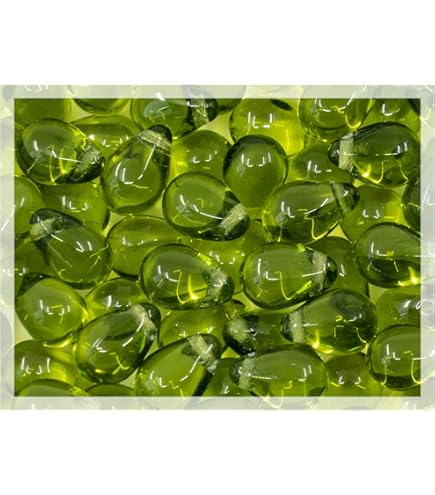 Druppel facet ab glitter kralen transparant 15mm 8x - Kralenwinkel