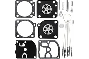 QAZAKY Carburatore a Membrana Guarnizione Rebuild Kit di Riparazione per Zama RB-69 C1Q-EL11 Husqvarna Stihl 020 020T MS191 MS200 MS192T MS200T