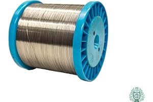 Evek 10 Metres Silver Stainless Steel Heating Wire 0.38 mm CrAl255 1.4765