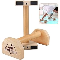 Parallele In Legno Per Allenamento - Maniglie Flessioni Antiscivolo | Per Crossfit, Street Workout E Home Gym - Foto 7