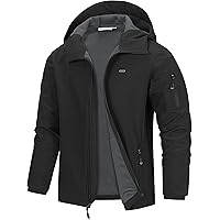 33,000ft Softshelljas voor dames, waterdicht, winddicht, functionele jas, ademende hardloopjas, lichte fietsjas met capuchon voor hardlopen, fietsen, wandelen in de lente en de herfst, Zwart, 34