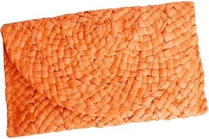 Lollanda Straw Evening Clutch Purse Woven Handbags Summer Beach Bags for Women Envelope Wallet Party Totes for Evening Party