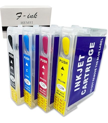 Kit 4 Cartucce Ricaricabili Epson T1291 T1292 T1293 T1294 (T1295 - Foto 7