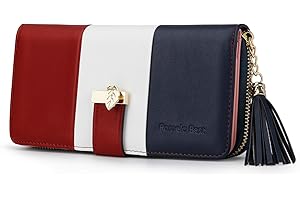 Pomelo Best Portafoglio Donna Cerniera Lungo con Pendente Portamonete Chiusura con Cerniera - Ideale Regali per Donna