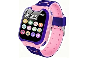 ‎JUBUNRER JUBUNRER Smartwatch dla dzieci Chłopców Dziewcząt 37 w 1 aparaty fotograficzne gry telefon SOS budzik wideo muzyka kalkulator wieku 3-16 lat Dzieci Prezenty świąteczne Prezent urodzinowy