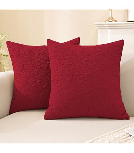 Cuscino 35x55 cm in velluto jacquard a righe - | Ecom