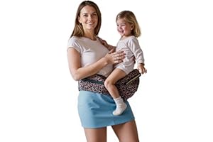 Pandanling - Marsupio Neonato 0-36 Mesi con Estensibile - Vincitore Premio Mom's Choice, Certificato Sicurezza Marsupio per Bambini, Ergonomico per Neonati 3-20 kg (Leopardo)