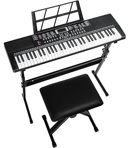 Support De Partitions Pour Clavier - Portable En ABS Noir, Compatible Yamaha PSR, KB, DGX