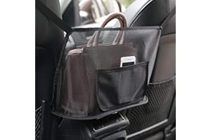 LIUDUO Sac à main en filet de voiture et sac de rangement pour siège arrière