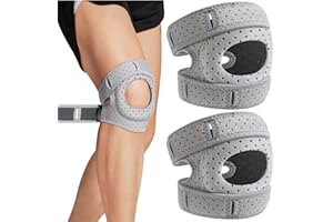 LuWomenre 2Paire Sofela Genouillère Ortho,WellkneeGenouillère Rotulienne Réglable Genouillères Ortho Rotule, Pour Les Coureurs,Tennis, Arthrite Rotule, pour les Coureurs,Tennis, Arthrite Rotule