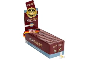 Nicobuster cigarettfilter - clip-on filter för rökare - 720 stycken - filterfäste - reducerar föroreningar, tjära, nikotin - ingen smakförlust - 24 x 30 filter