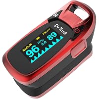 Dr Trust Professional Series Finger Tip Pulse Oximeter With Audio Visual Alarm and Respiratory Rate (RED)