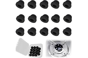 LEBOKJ Lot de 15 Embouts en Caoutchouc pour Réchauds – Protection Antirouille Compatible avec Camping-Car Dometic, Smev et Thetford, Barres de 5 mm