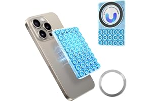 ERUW Ventouses en Silicone Support Téléphone pour Tous Les Modèles, Support de Téléphone Antidérapant pour Selfies et Vidéos, Mains Libres Support à Ventouse Téléphone Portable Autocollante (Bleu)