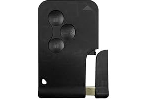 OcioDual Etui na karty z klapką Smartcard pilot zdalnego sterowania z 3 przyciskami ostrze kompatybilne z Renault Clio 3 Megane 2 Grand Scenic