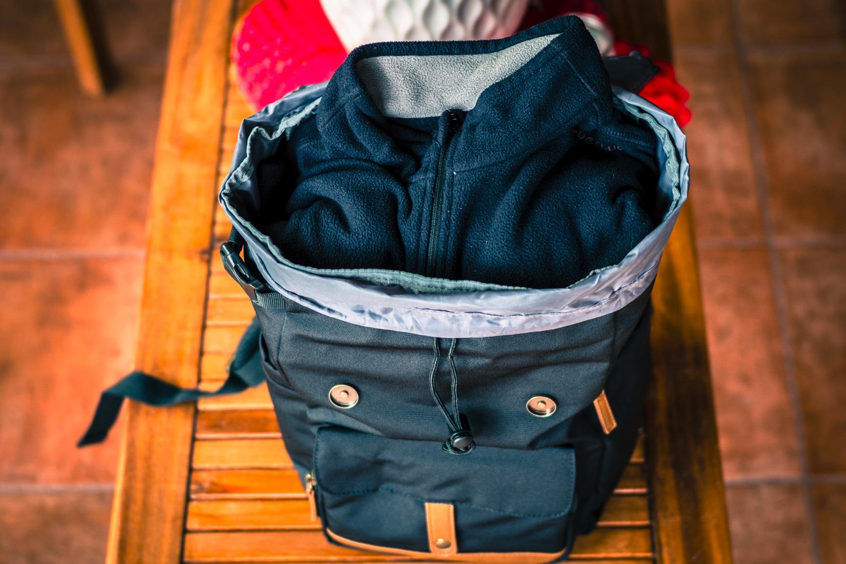 Lo zaino è esattamente ciò di cui avevo bisogno!