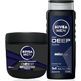 Nivea MEN Erkek Damat &Ccedil;eyiz Seti Deep Dimension Duş Jeli 500ml ve Nemlendirici El V&uuml;cut Bakım Kremi 400ml