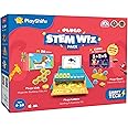 Plugo STEM Pack by PlayShifu - Count, Letters & Link (3in1) | Math, Words, Magnetic Blocks, Puzzles | 4-10 Years STEM Toys | 