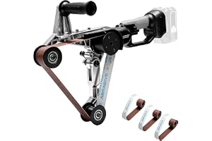 Batteridriven rörbandsslip kompatibel med Makita med 760 mm slipband, slipmaskin för slipning, polering och satin, slipmaskin