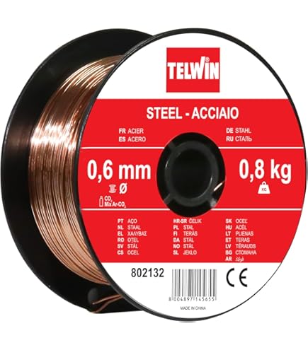 STAHLWERK Set 2 Punte di Contatto M6x28 1,0 mm per Torcia MIG MAG