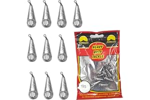 Pro FILSTAR Plomos Pesca 10 x 10g - Plomos de Pesca con Pesca Giratorio - Plomo Pesca Carpa - Carpfishing Pesca Accesorios - Fishing Kit de Pesca Completo Mar - Aparejos de Pesca Fondo – Pescar