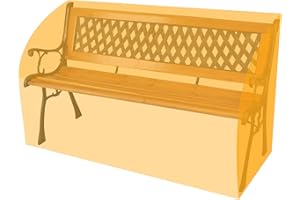 Albert Austin 3 Seater Garden Bench Swing Cover - Patio and Garden Furniture Protective Seat Covers Outdoor Waterproof, Windproof, Dustproof, Heavy Duty UV Resistant