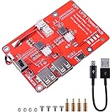 Kuman Lithium Battery Pack Expansion Board Power Supply with Switch + Micro USB Cable for Raspberry Pi 3 Model B, Pi 2 Model B & Pi 1 Model B+ A+ A KY68