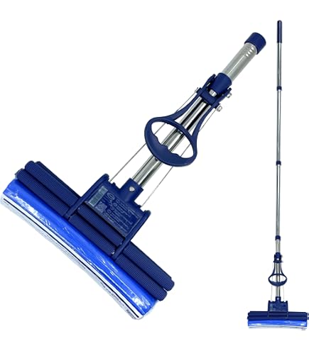 Mocio In TNT ECO-MOP Da 260g, Bianco, Testina Per Pavimenti Con Attacco A Pinza, Alto Assorbimento E Asciugatura Rapida - 3