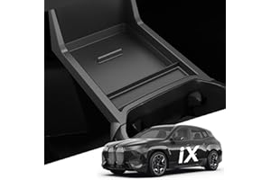 LANTU Lower Centre Console Organiser Tray for BMW iX 2022-2025 Storage Box with Anti-Slip Liquid Silicone BMW iX Accessories Patented Design