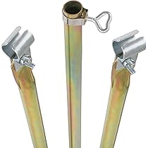 1 STCK - Zeltstange Stahl - mit Fu und Klemme - teleskopierbar 210-290cm  - 22/19mm - 3 Teile leicht stabil Ersatz Gestnge Zelt Vorzelt Camping  Zubehr Teleskopstange Aufstellstange Sturmstange : Amazon.de: Sport &  Freizeit