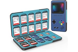 HEIYING Custodia per Schede di Memoria SD/TF, Custodia Portatile per Schede SD Compatibile con 20 SDXC SDHC e 20 TF Slots per Scheda