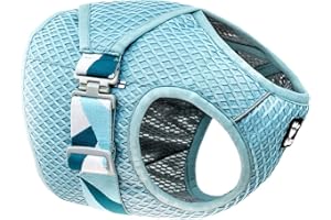 Hurtta Gilet refrigerante per cani, gilet rinfrescante estivo, colore acquamarina, azzurro, 65-75 cm