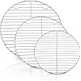 HaWare Round Cooling Rack Set of 3, 3 Pcs (19/23/27cm) Stainless Steel Baking Cooling Steaming Grilling Rack, Mirror Finish & Smooth Edge, Oven & Dishwasher Safe