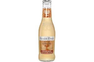 FEVER-TREE - 6 Packs de 4 Bouteilles de Premium Ginger Ale - Soda Gingembre -Pour des cocktails d'exception