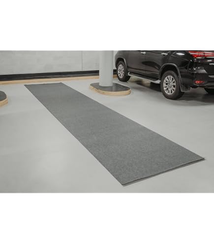SXTDKMJ Ölauffangmatte, Garagenboden 90 X 150cm Matten Garagenmatte Multifunktionale Motorrad Teppich Ölmatte Für Verschüttete Tropfen Spritzer Flecken Wasserdicht Und Wiederverwendbar