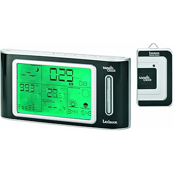Lexibook - SM1670 - Jeu Électronique - Station Météo - Meteoclock Pure ...