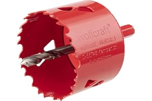 wolfcraft 5484000 - Scie cloche BIM - Diamètre 60 mm - Multi-matériaux - Profondeur de coupe 40 mm