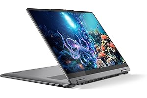 Lenovo Yoga 7 2-en-1 14ILL10 - Ordinateur Portable Copilot + 14'' WUXGA OLED Tactile (Intel Ultra 5 226V, RAM 16Go, SSD 512Go, Graphique Intel Arc, Windows 11H) Clavier rétroéclairé AZERTY - Gris