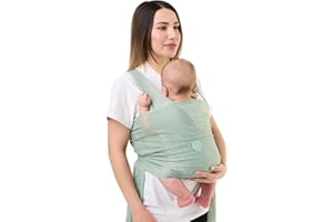 Koala Babycare Fascia Porta Bebè Estiva – Fascia Neonato Traspirante per Mare, Piscina, Doccia – Water Sling Leggera per Climi Caldi | Regolabile, Rapida Asciugatura, fino a 9 kg