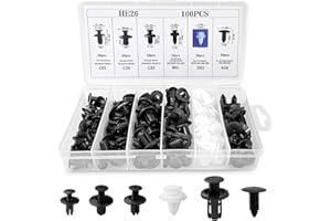 Fousenuk 100 szt. Kołki do karoserii, Zatrzaski do karoserii