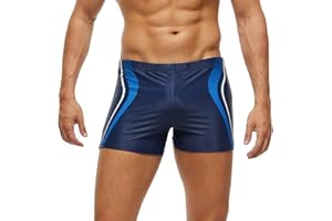 Arcweg Badehose Herren Eng Kurz Badeshorts mit Tunnelzug Schwimmhose Peinlichkeit Vermeidendes Pad Wassersport Kurze Hose UV Schutz Jungen Schwimmwear