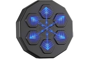 FNNEMG Smart Boxing Machine, Macchina Elettronica da Boxe Musicale montata a Parete, da Allenamento per ​Bersaglio da Boxe