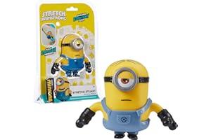 STRETCH ARMSTRONG Stretch -Mini Stuart de los Minions, muñeco elástico que se estira, tamaño pequeño, personaje de la película, se dobla, retuerce y vuelve a su forma Original, niños y niñas +5 años, Famosa (TR500000)
