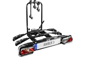 EUFAB Porte-Vélos Plateforme Sur Attelage 3 Vélos Amber Iii