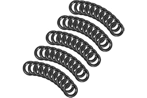 QUARKZMAN Nitrile Gomma O-Ring 7mm x 4mm x 1,5mm Guarnizioni di Tenuta Anelli Rubinetti Rotondo Guarnizione Rondella per Rubinetto Idraulica Riparazione Sigillatura Connessione, 50 Pezzi