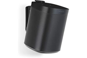 Flexson Wandhalterung Geeignet für Sonos One, One SL und Play:1 - Schwarz (Single)