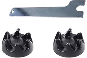 WELIKEKITCHEN Original 2x Coupling 9704230 Including Mounting Key Replacement Part for KitchenAid Ultra Power Blender 5KSB5, 5KSB52, 5KSB3